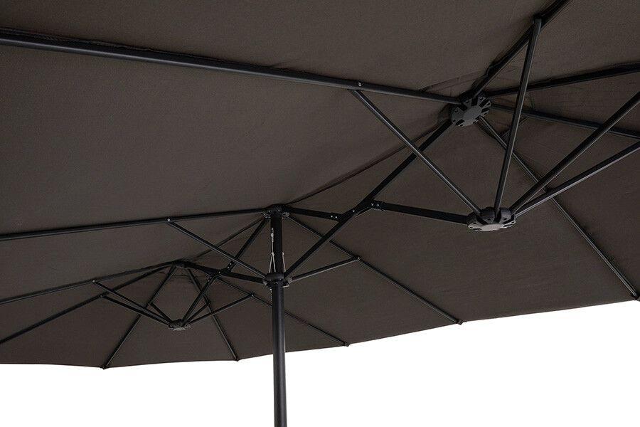 Dubbele parasol inclusief hoes (450x270cm)