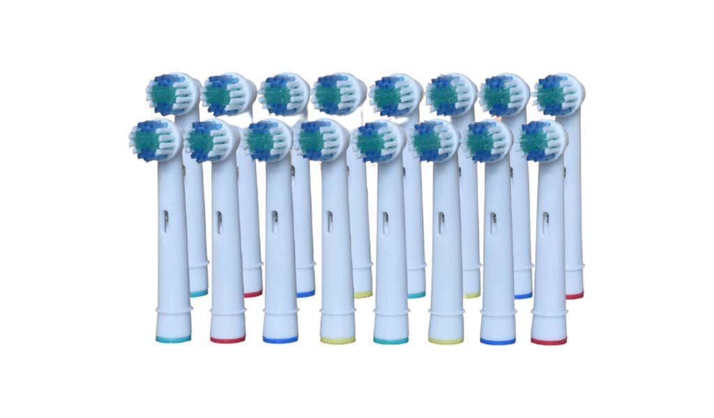 16 opzetborsteltjes voor je elektrische tandenborstel