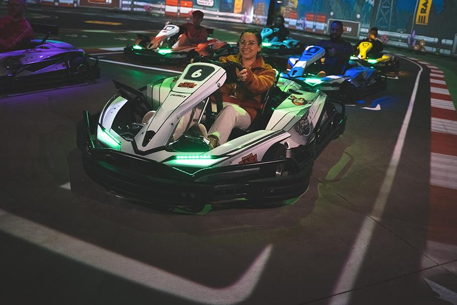 Racen in een real life videogame met Battlekart bij WiPlay