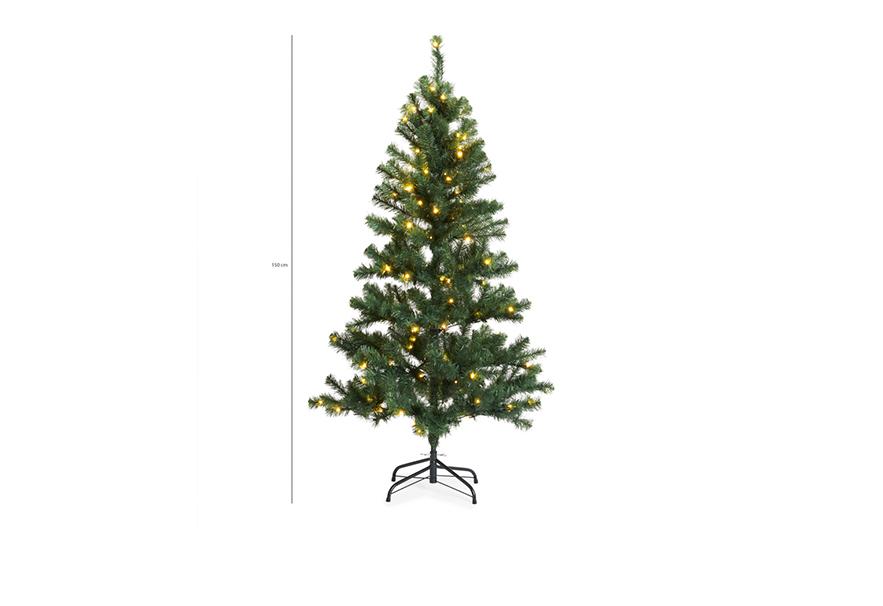 Kunstkerstboom met verlichting (120 of 150 cm)