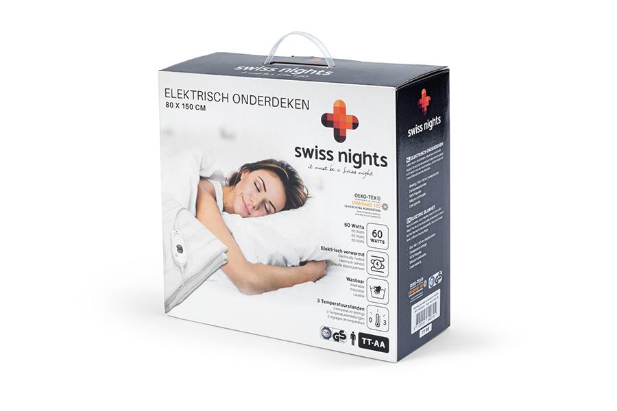 Swiss Nights elektrische onderdeken (3 warmtestanden)