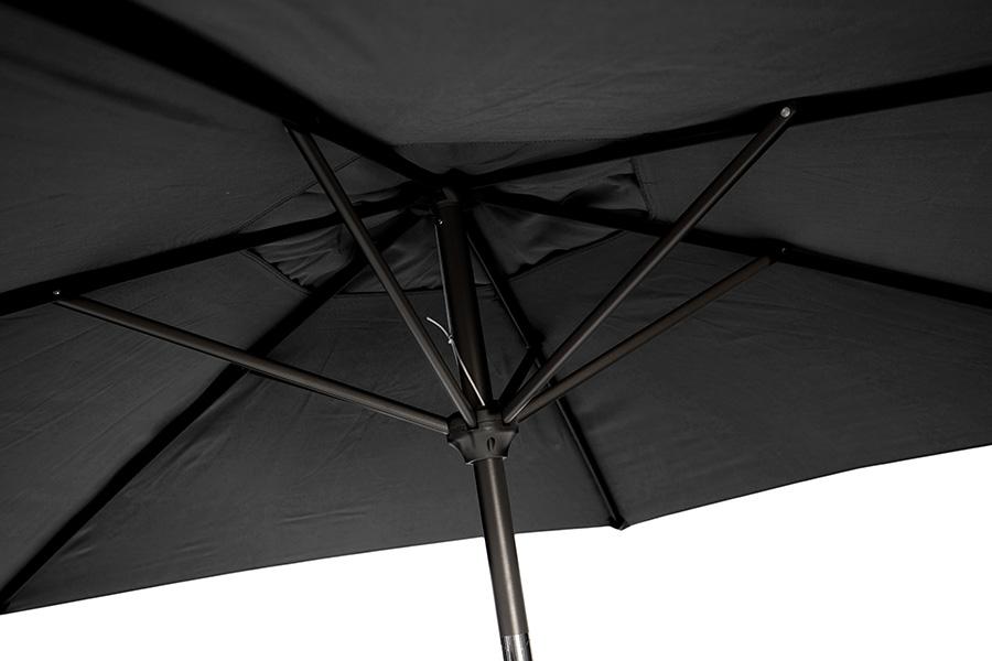 XXL parasol taupe of zwart (3m)
