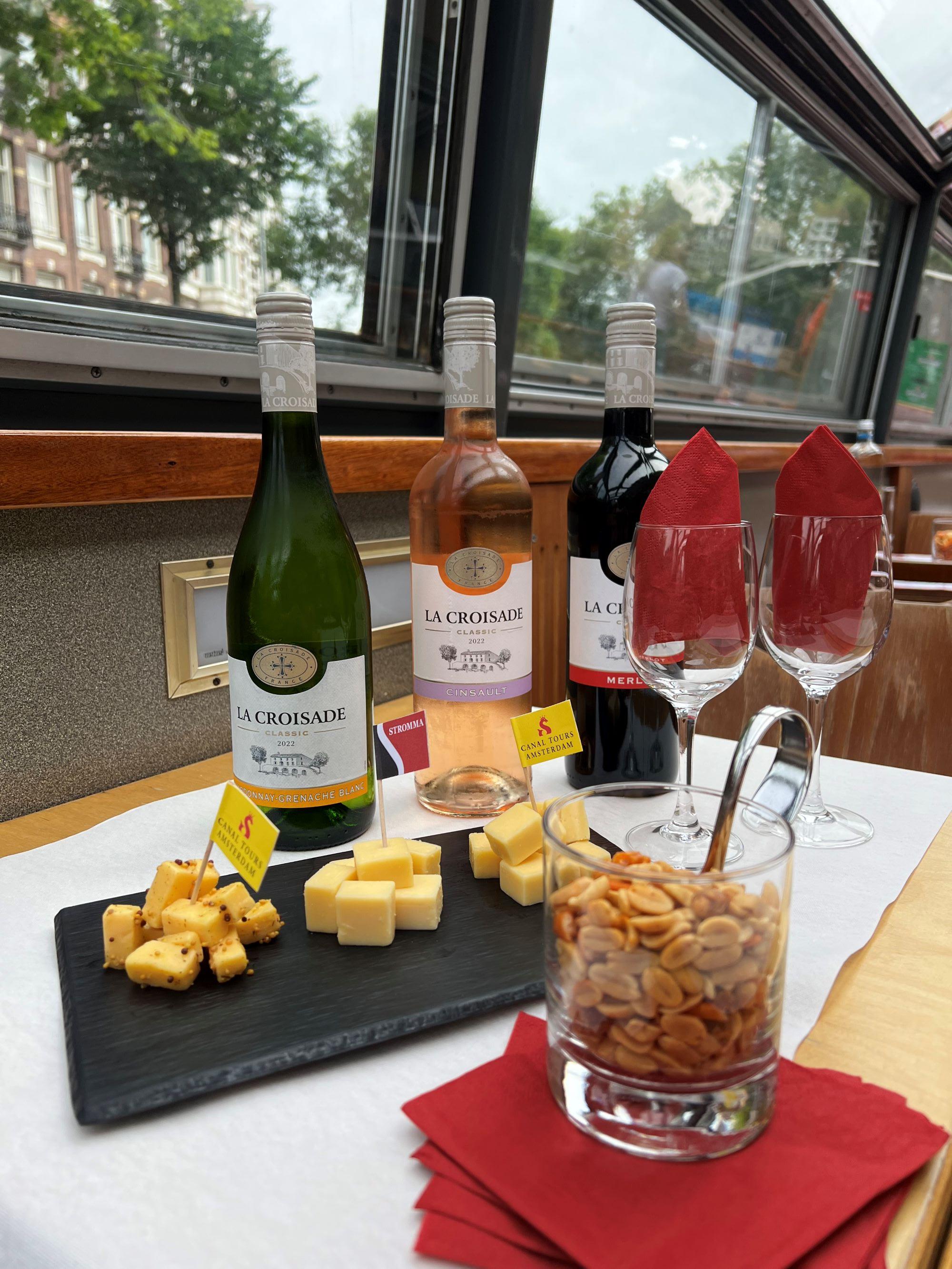 Cheese & Wine Cruise door Amsterdam