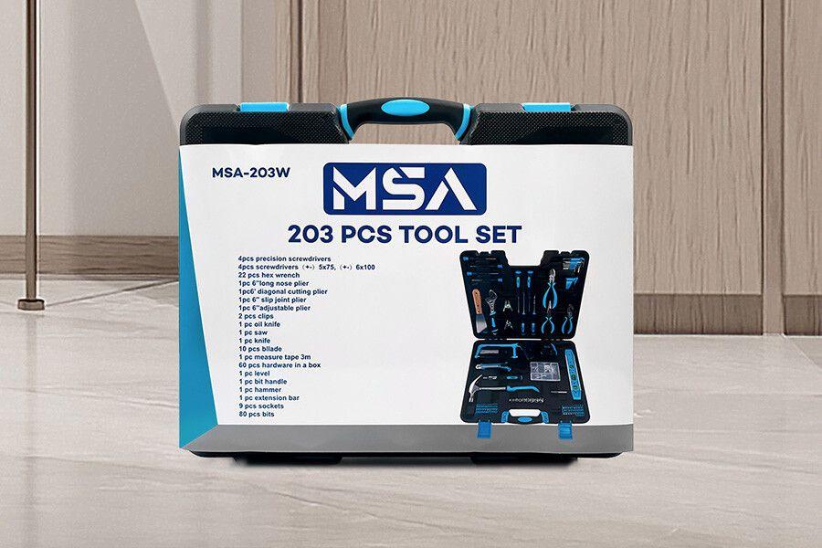 203-delige gereedschapskoffer van MSA