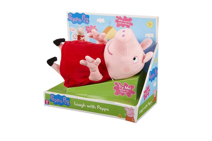 Peppa Pig lachende knuffel