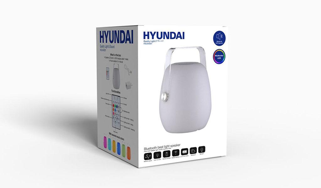 Hyundai draadloze speaker met ledlicht