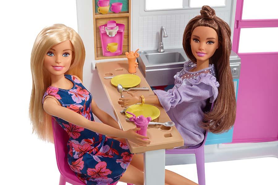 Barbie vakantie huis met Barbiepop