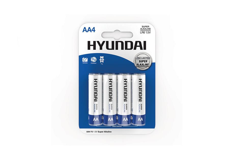 60-pack Hyundai Super Alkaline batterijen AA of AAA
