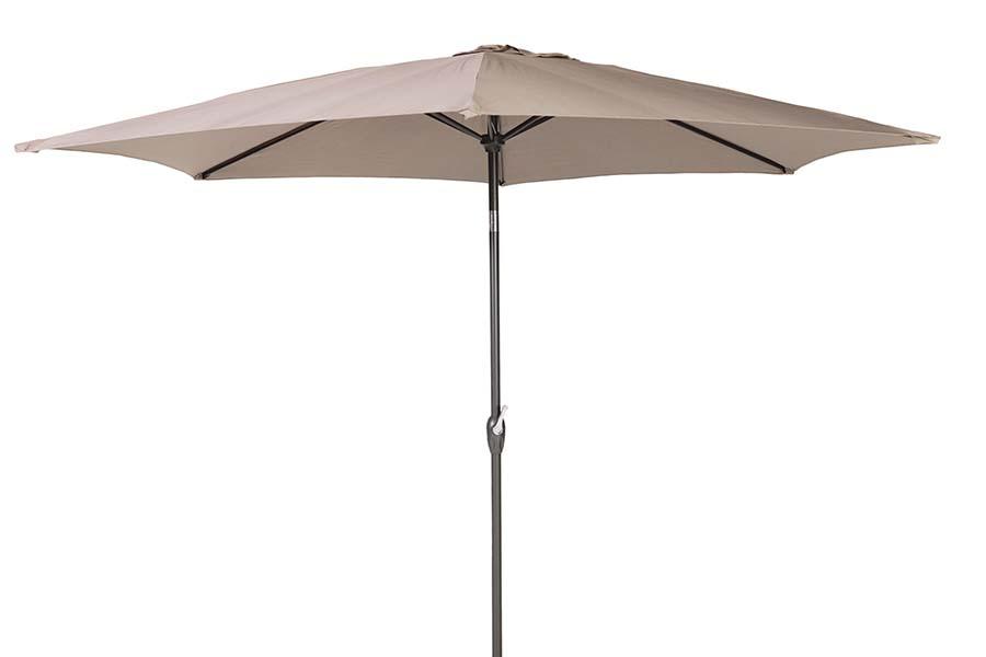 XXL parasol taupe of zwart (3m)