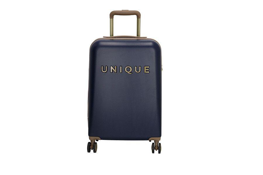 Marineblauwe kofferset van UNIQUE (2-delig)