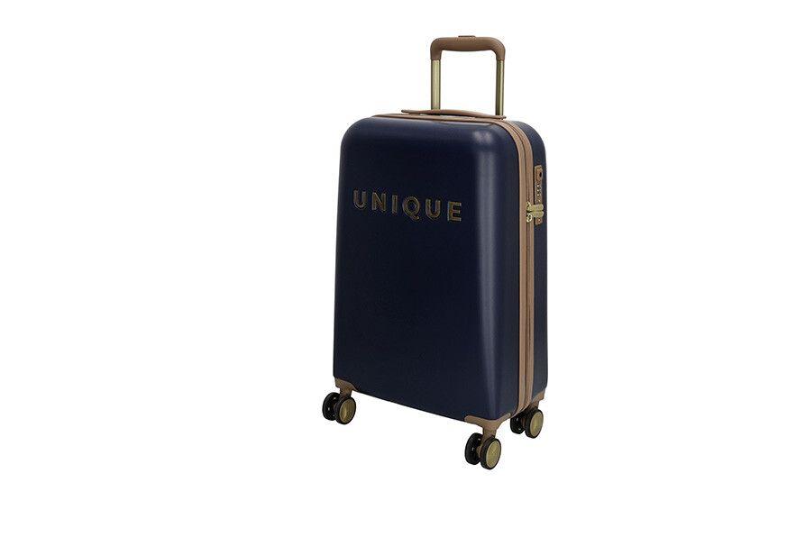 Marineblauwe kofferset van UNIQUE (2-delig)