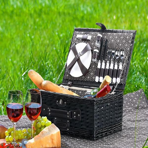 Luxe picknickmand voor 4 personen