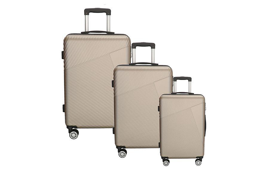 3-delige kofferset met cijferslot